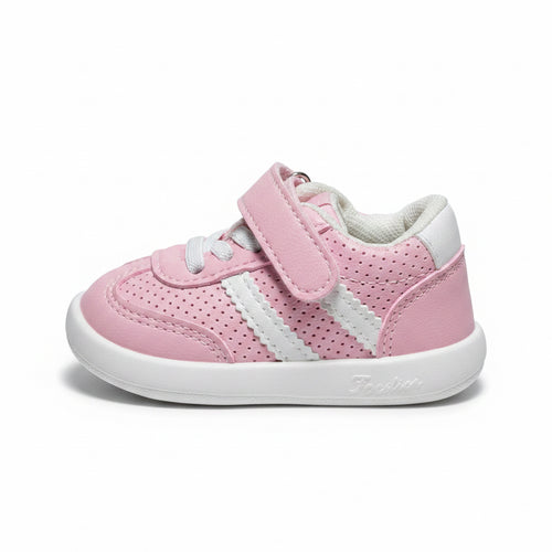 Бебешки обувки за прохождане – стилни сникърси Clibee Pink