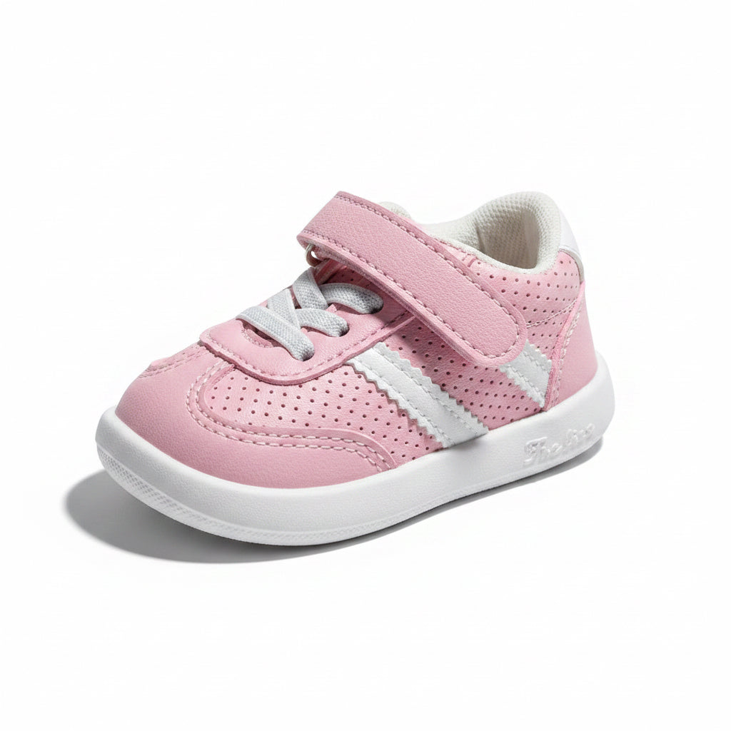 Бебешки обувки за прохождане – стилни сникърси Clibee Pink