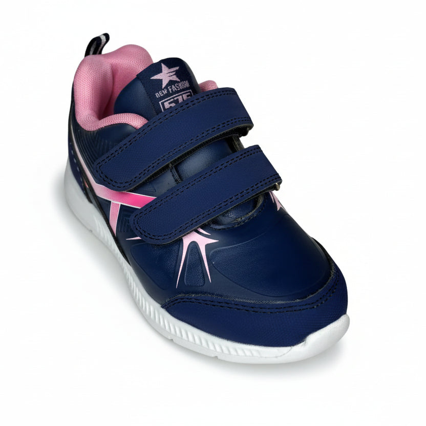 детска маратонка за момиче с две велкро лепенки изглед отгоре