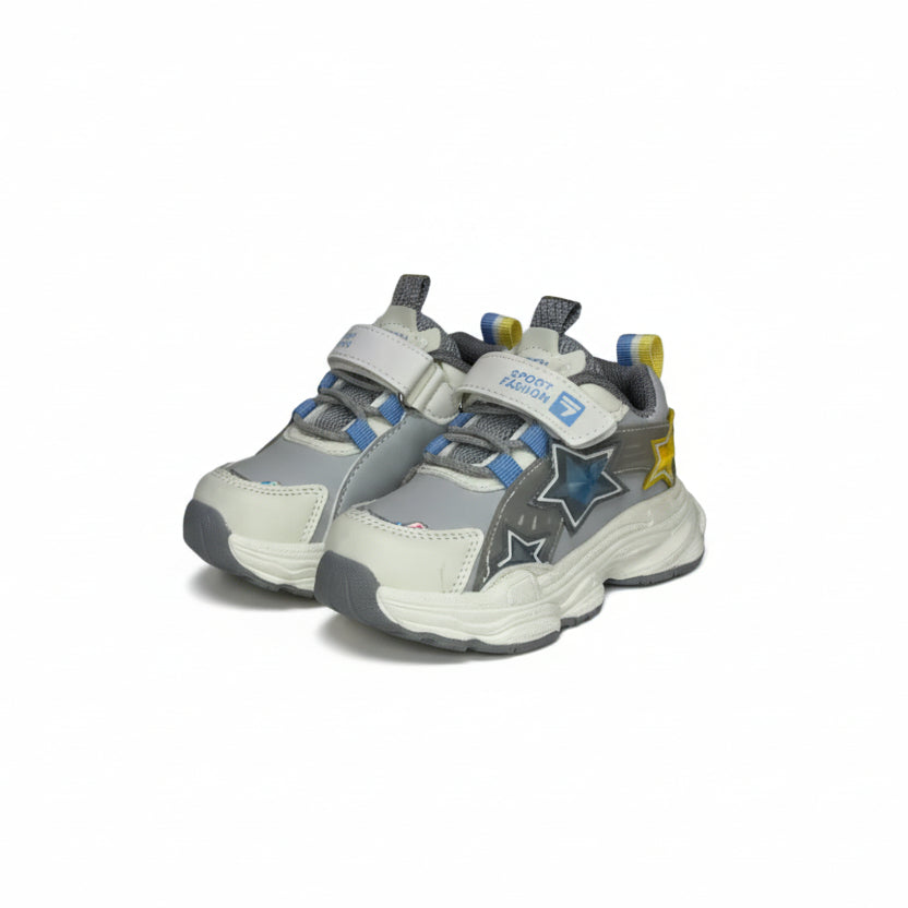 Детски маратонки за момче Sport fashion Звезди - светещи