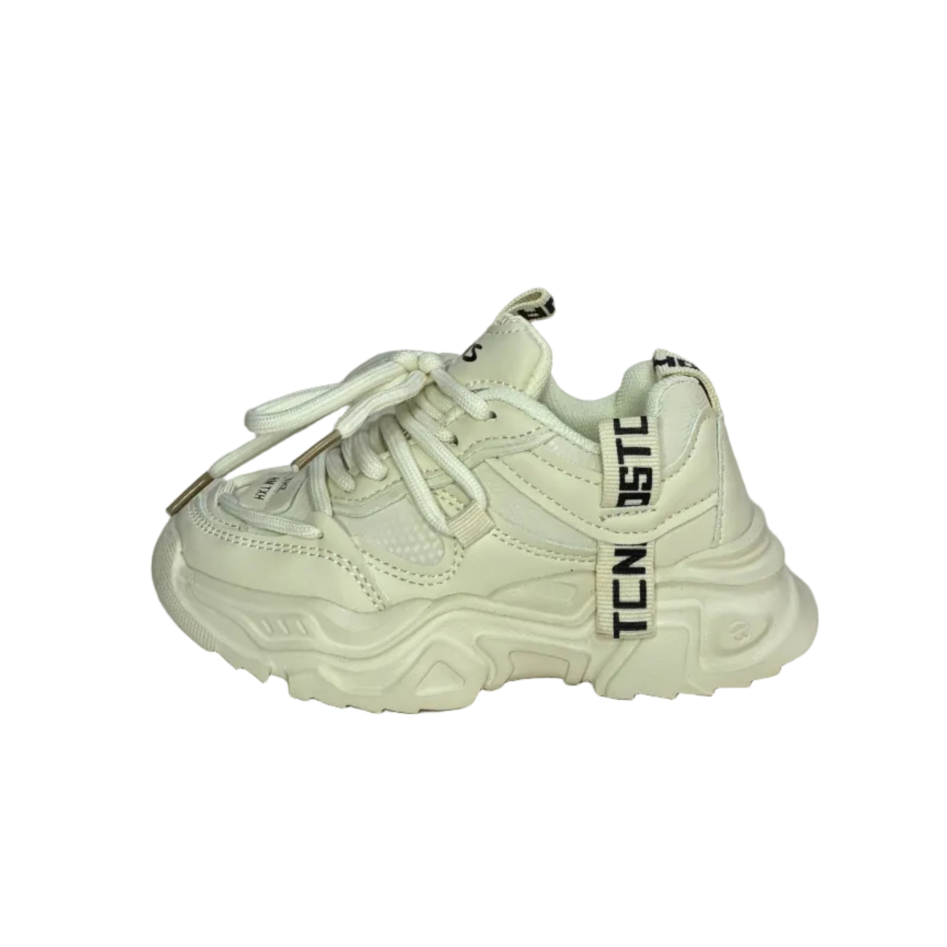 детски маратонки с модерна подметка, връзки и велкро лепенка модел 117