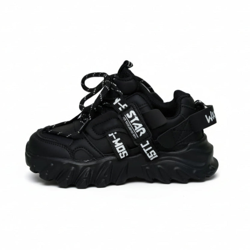 Детски стилни маратонки за момиче Bear Luby размери 32-37 в черно