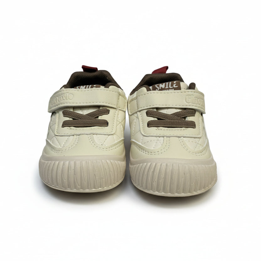 Бебешки обувки за прохождане – стилни сникърси от еко кожа за момче