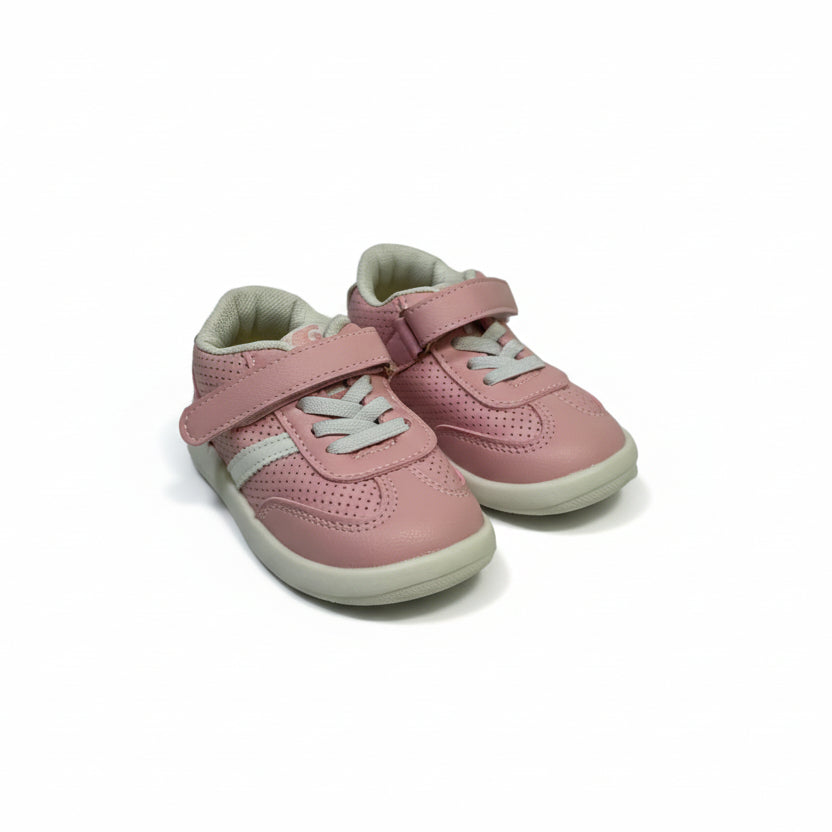 Бебешки обувки за прохождане – стилни сникърси Clibee Pink