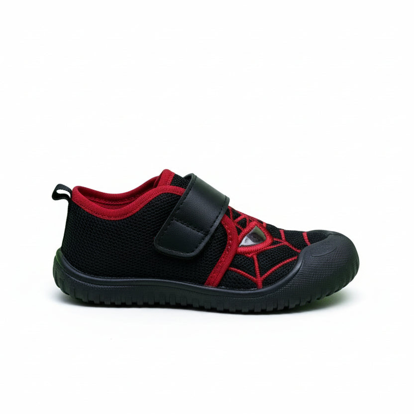 Детски пантофи за момче Gezer Човека паяк Черно и червено
