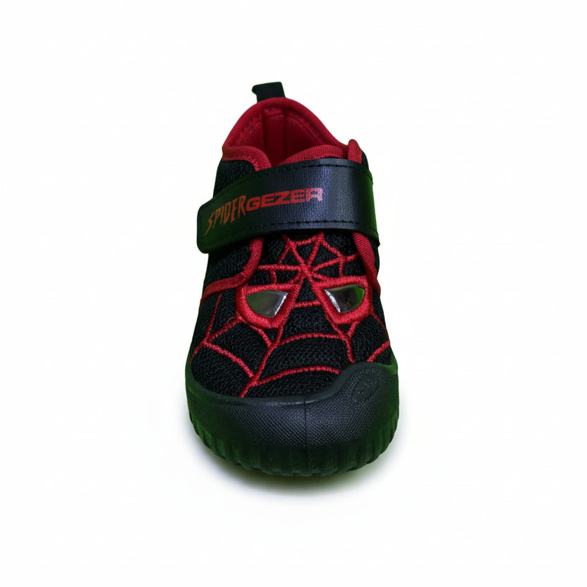 Детски пантофи за момче Gezer Човека паяк Черно и червено